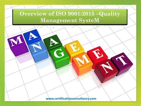 PPT – Overview on QMS 9001:2015 – Quality Management .